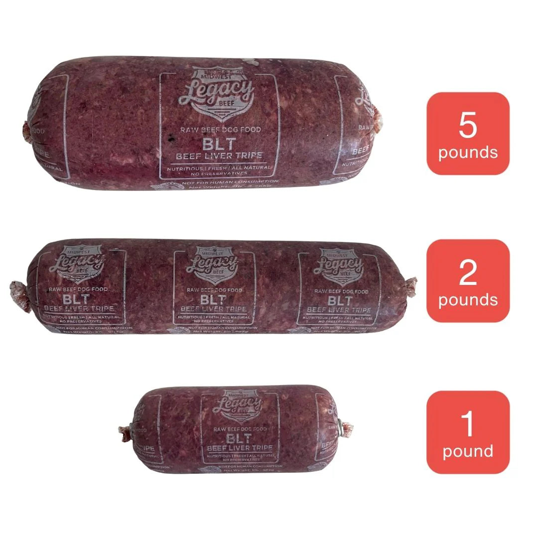 Legacy BLT (Beef, Liver & Tripe) 30 LB Case