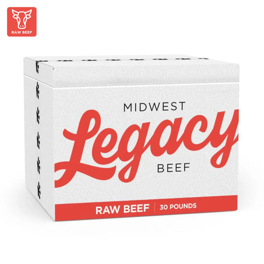 Raw Beef 30 LB Case