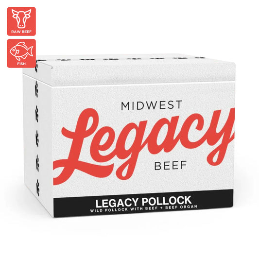Legacy Pollock + Beef 30 LB Case