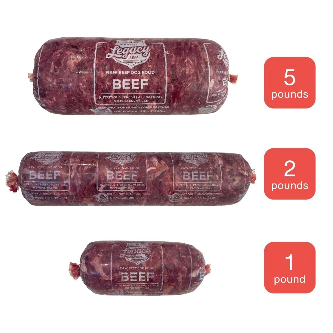 Raw Beef 30 LB Case