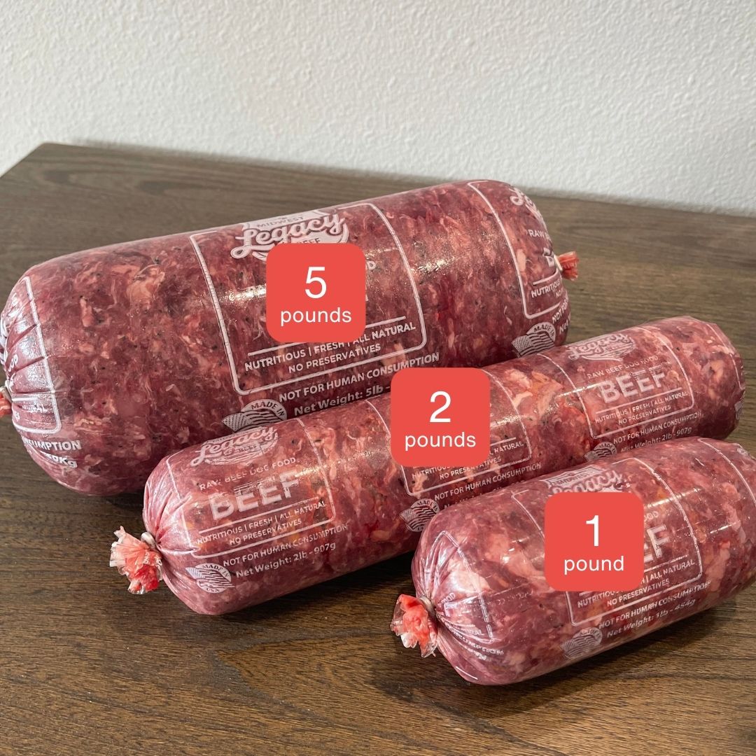 Raw Beef + Ground Bone 30 LB Case
